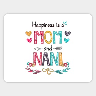 Happiness Is A Mom And Nani Wildflower Happy Mother's Day Magnet